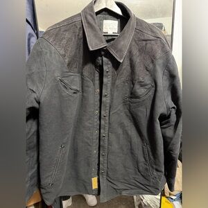 Tecovas Black Western Shacket XL
